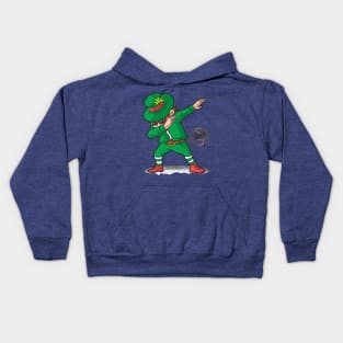 Dabbing or Farting Leprechaun Kids Hoodie